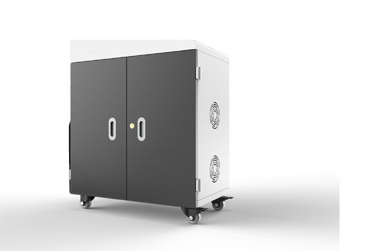 36 स्लॉट यूएसबी चार्जिंग कार्ट 8 एस सुरक्षा सुरक्षा प्रणाली और सीई/सीसीसी/एफसीसी/आरओएचएस/आईएसओ9001 प्रमाणन के साथ