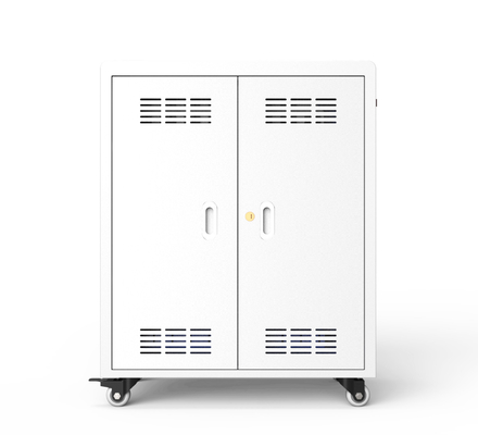 स्कूलों के लिए 930 मिमी आईपैड लैपटॉप चार्जिंग ट्रॉली 100v से 250v